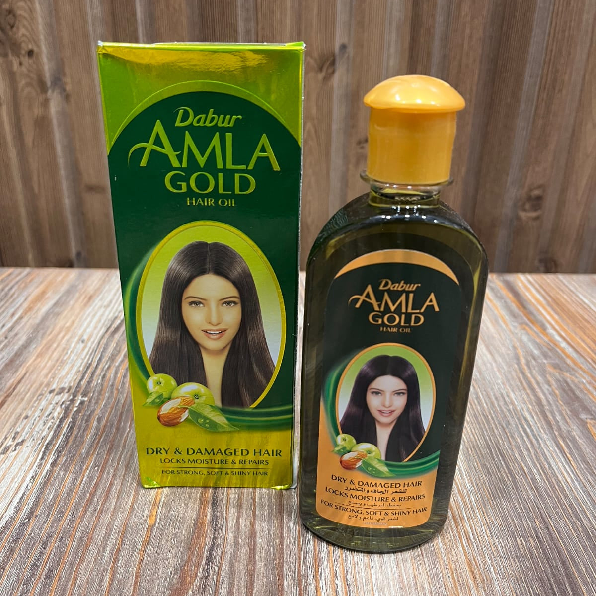 Dabur Amla Gold Herbal Blend Hair Oil for Dry, Damaged & Treated Hair
