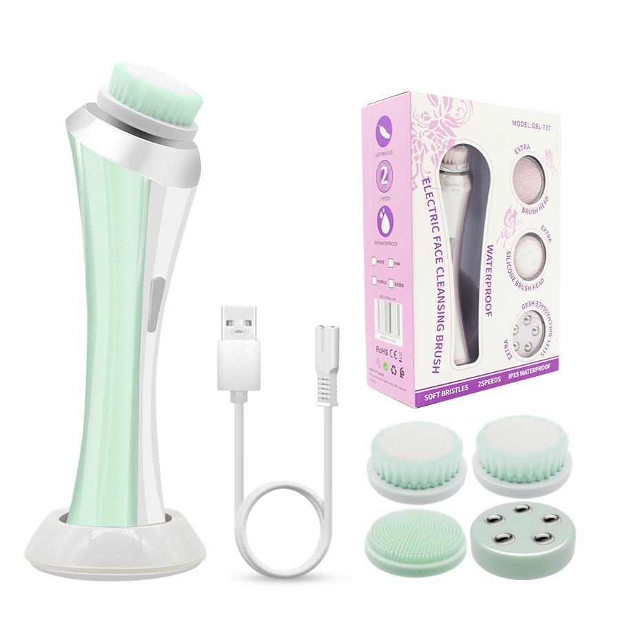 3 in 1 Electric Face Cleansing Brush & Spa Skin Care Massage