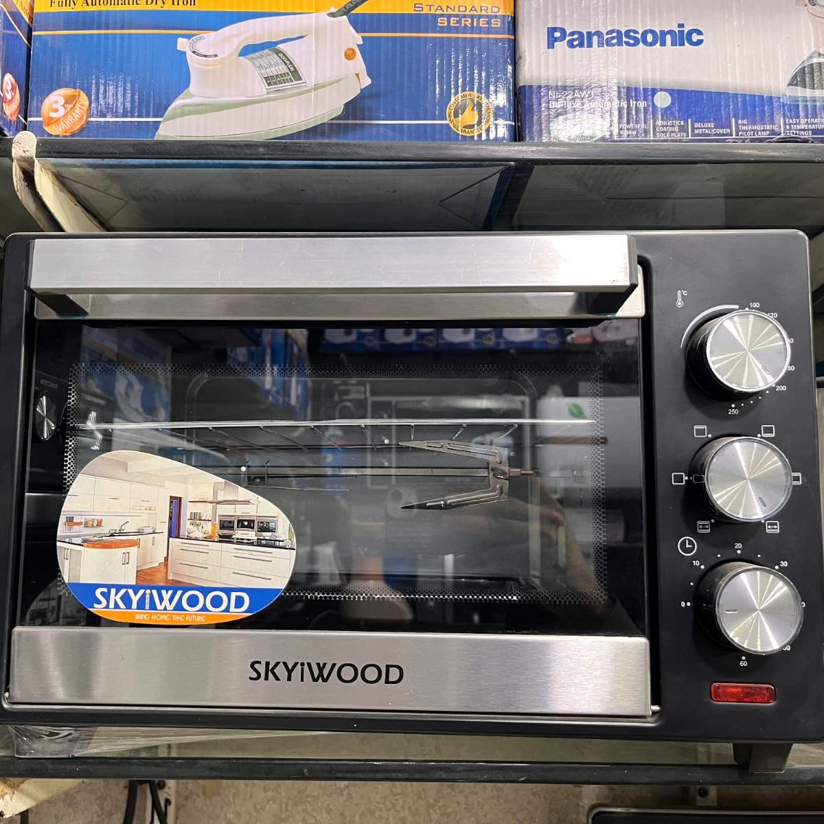 SKYIWOOD 20L Electric Oven with Rotisserie – SK20B-R (Compact All-in-One Grill, Bake & Roast)
