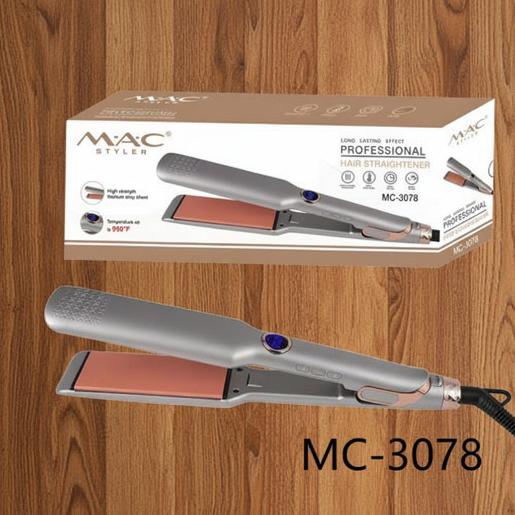 Mac Styler MC-3078 professional titanium hair straightener