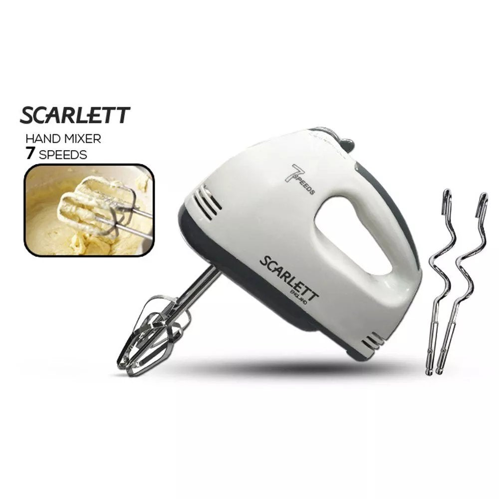 Scarlett Hand Mixer – Powerful Electric Beater for Kitchen