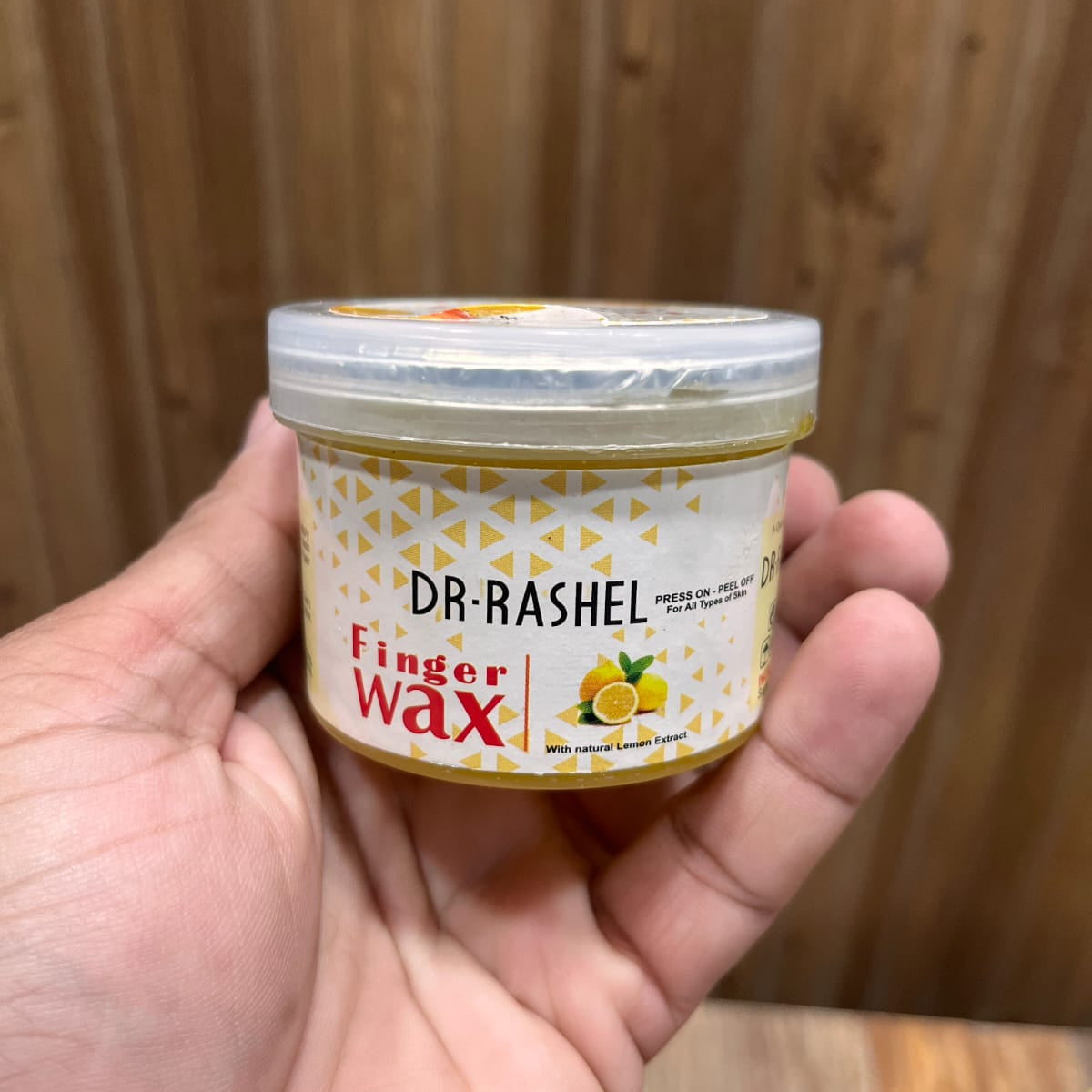 Dr. Rashel Press On-Peel Off Hair Remover Finger Wax – (Lemon Extract)