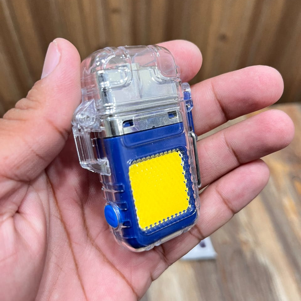 2 in1 Waterproof Plasma Lighter & Rechargeable LED Flashlight