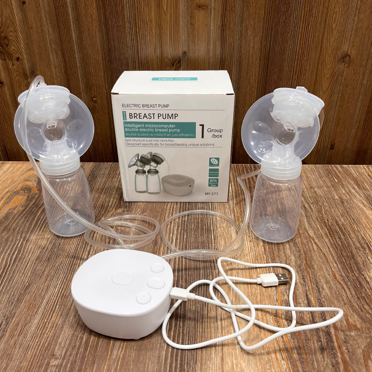 Hello Mom Double Electric Breast Pump – Intelligent Microcomputer Control