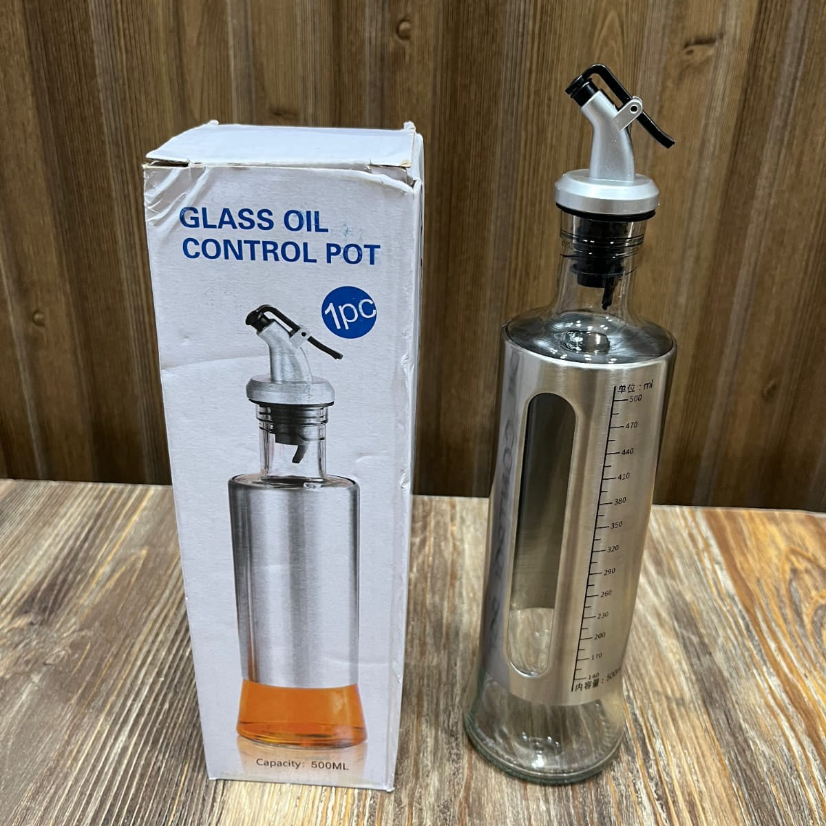 Glass Oil Control Pot – 500ML