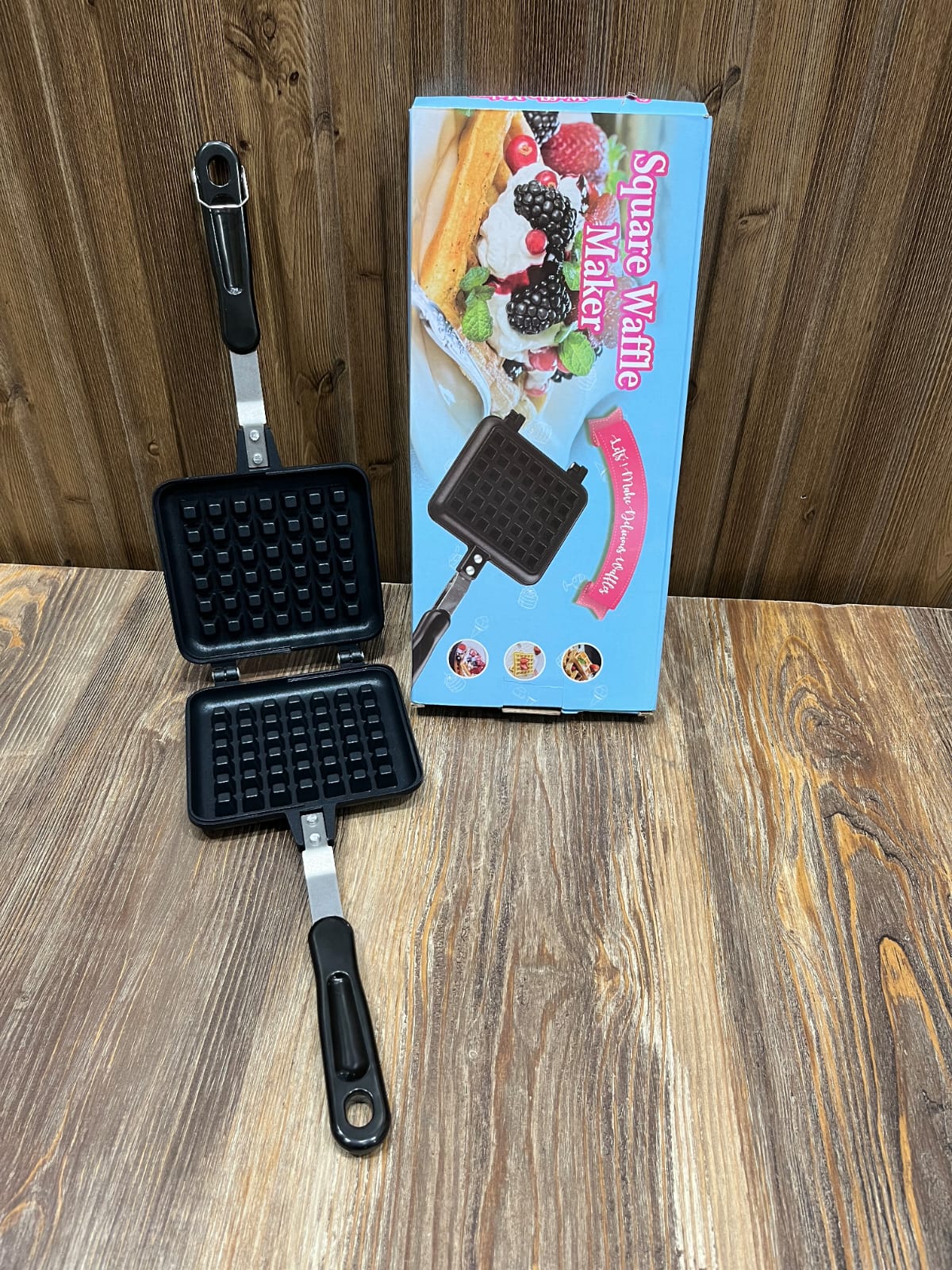 Non-Stick Stovetop Square Waffle Maker