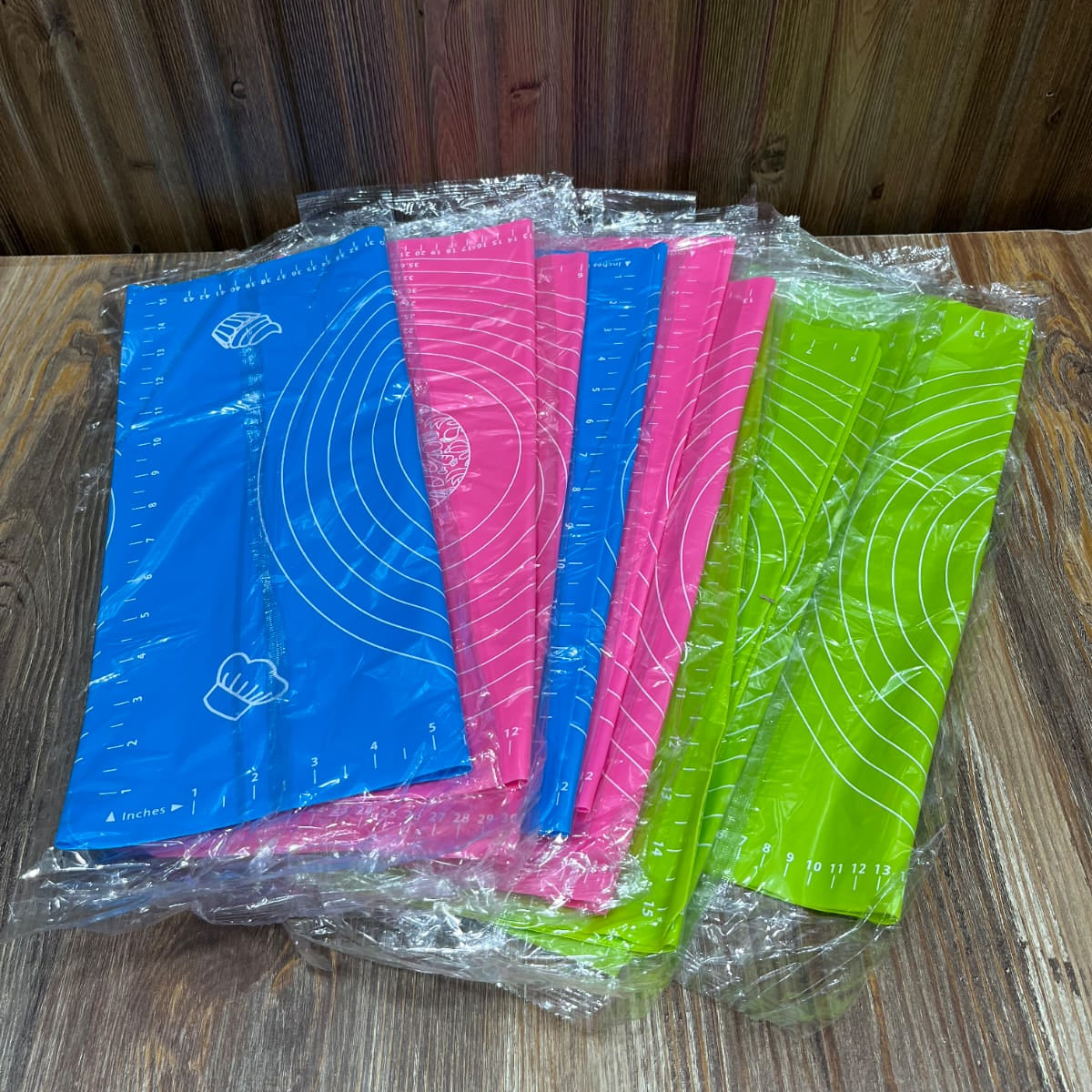 Non-Stick Silicone Baking Mat with Inch & CM Measurements - Reusable Pastry Rolling Mat