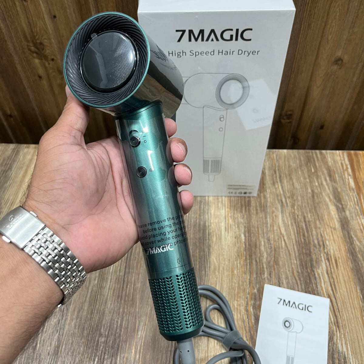 7Magic High Speed Hair Dryer – Professional Ionic Blow Dryer (Model GL-92116)