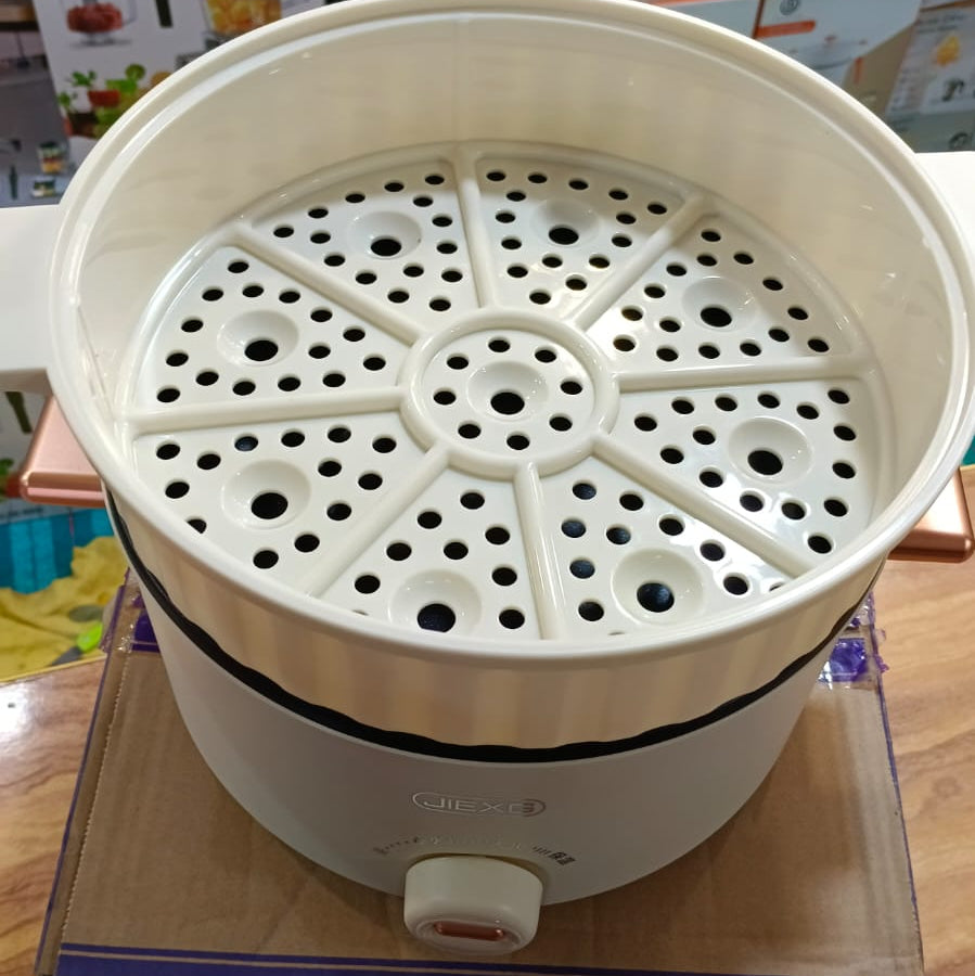 JIEXG Electric Multi-Function Hot Pot with Steamer YG-120B