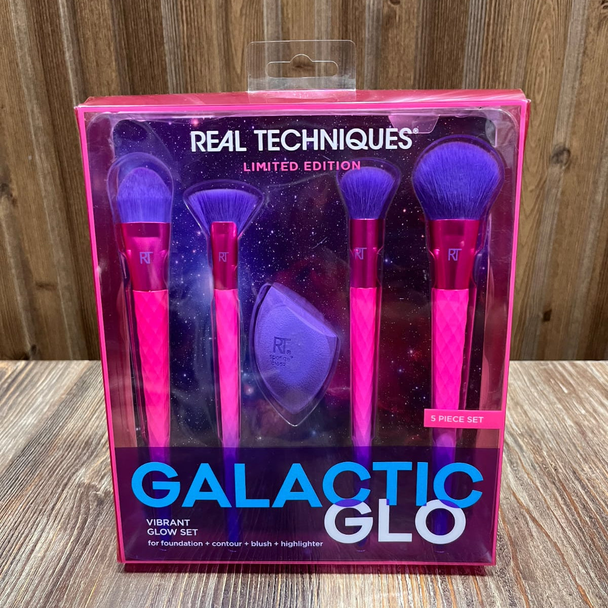 Real Techniques Galactic Glo 5-Piece Limited Edition Brush Set