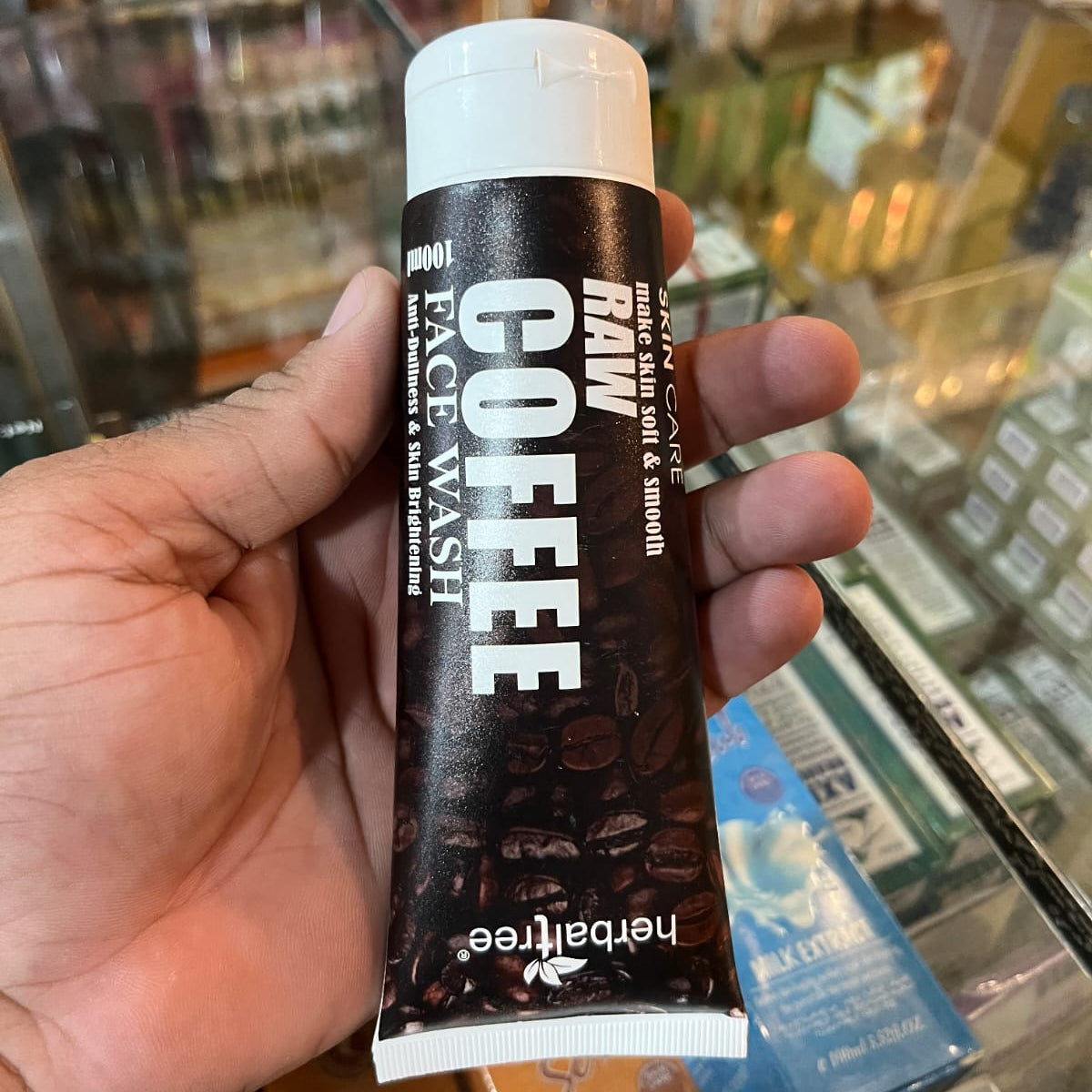 Herbaltree Raw Coffee Face Wash 100ml | Anti-Dullness & Brightening