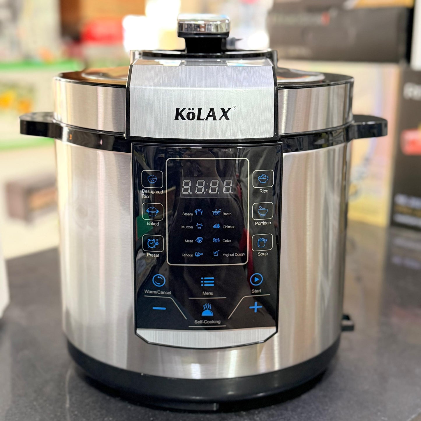 Kölax 6L Electric Pressure Cooker 1000W – Digital Multicooker with Touch Screen
