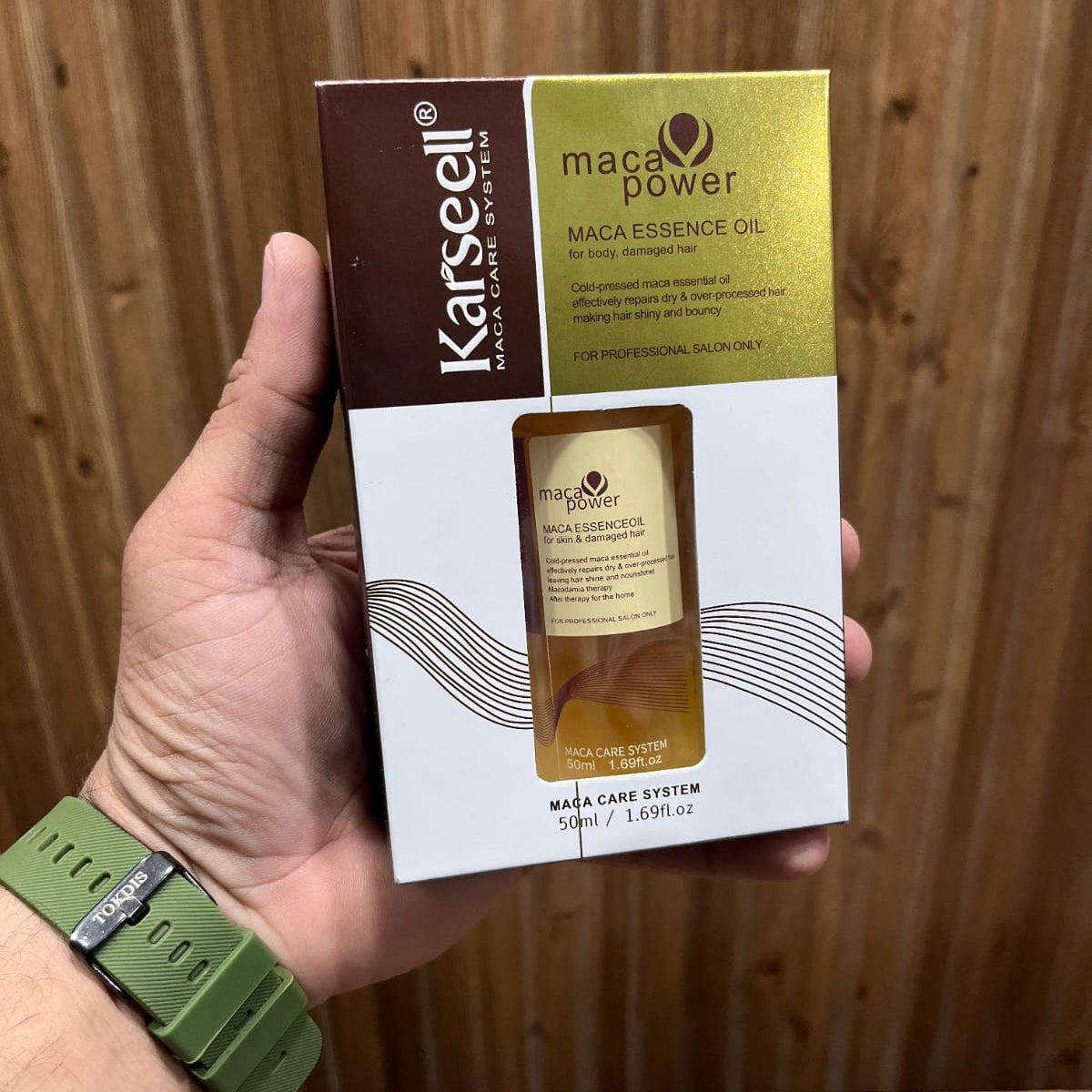 Karseell Maca Power Essence Oil (50ml) – Premium Hair & Body Repair