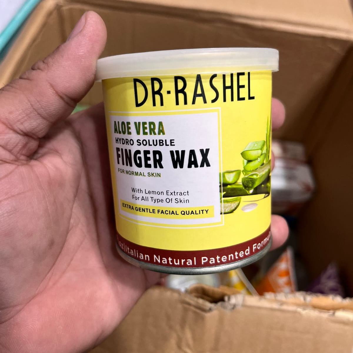 Dr. Rashel Gentle Facial & Body Aloe Vera Finger Wax (200g)