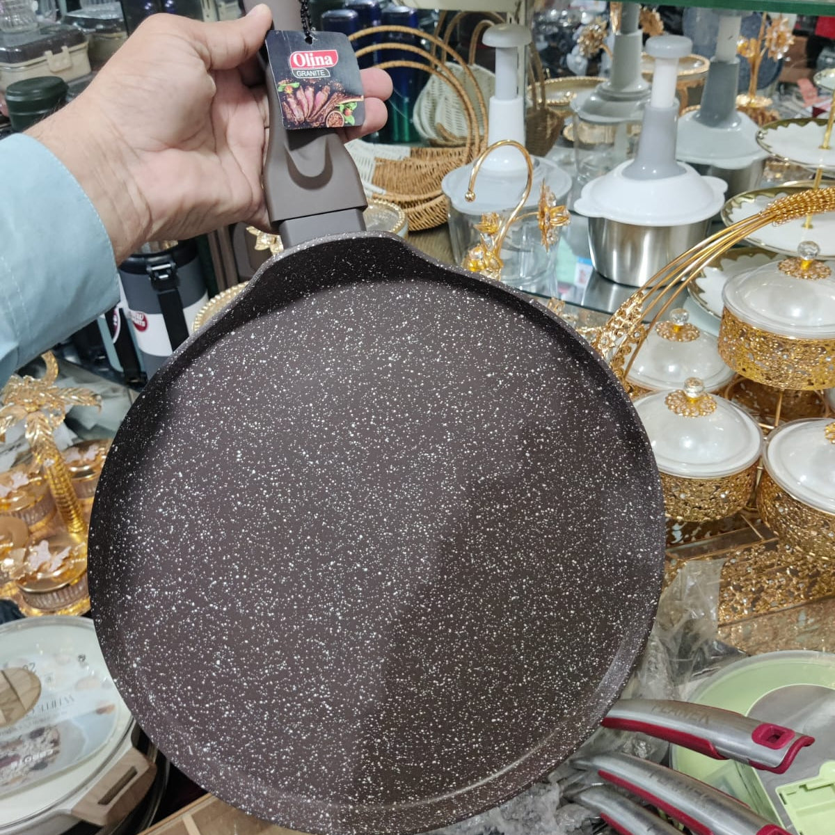 Olina Granite Crepe Pan Superior 32cm - 2 Layer Coating