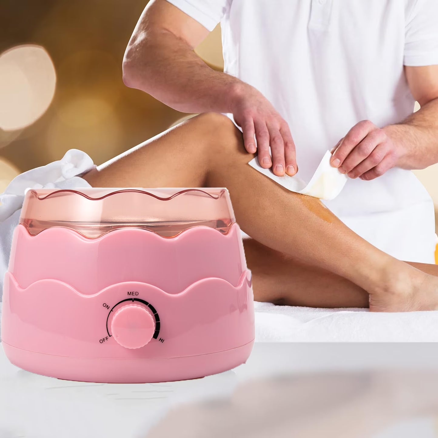 Wax Machine  for Hair Removal Adjustable Temperature Portable Electric Hot Wax Warmer Machine
