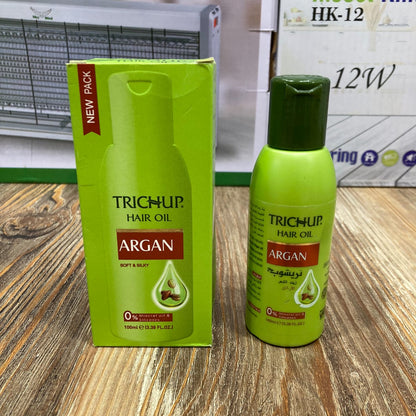 Trichup Argan Hair Oil for Soft & Silky Hair (100ml) – 0% Mineral Oil & Silicones