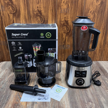 Super Crest 3-in-1 Blender Set   2.5L jug, a 2L chopper, and a 500ml grinder.