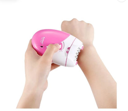LADIES EPILATOR  PAIN LESS HAIR REMOVER  RECHARGEABLE  EPILATOR.