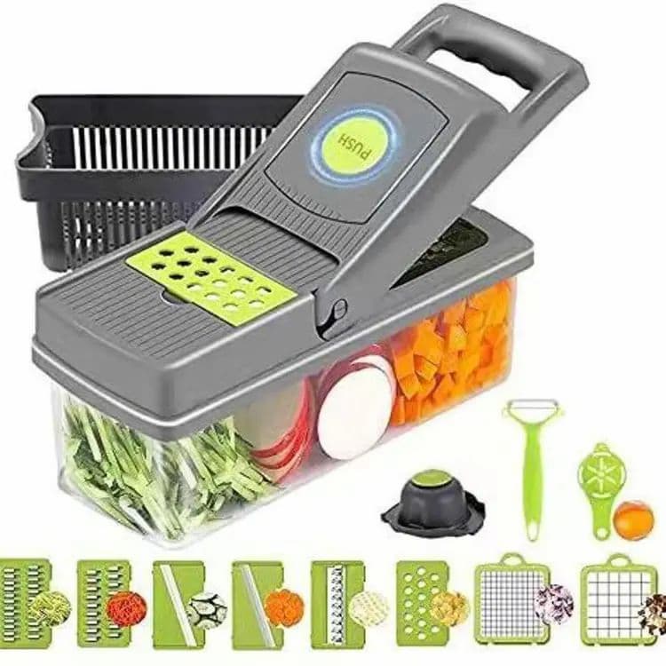 VEGGIE SLICER 14-in-1 Vegetable Cutter Slicer – The Ultimate Kitchen Tool