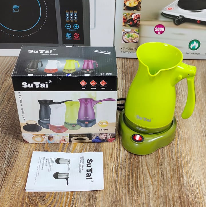 SuTai ST-008 Electric Coffee Pot – 0.8L Electrical Coffee Maker