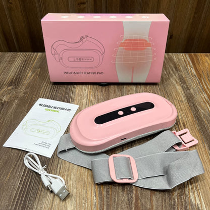 Cordless Wearable Heating Pad – Adjustable Temperature Belt for Period Pain & Cramps Relief