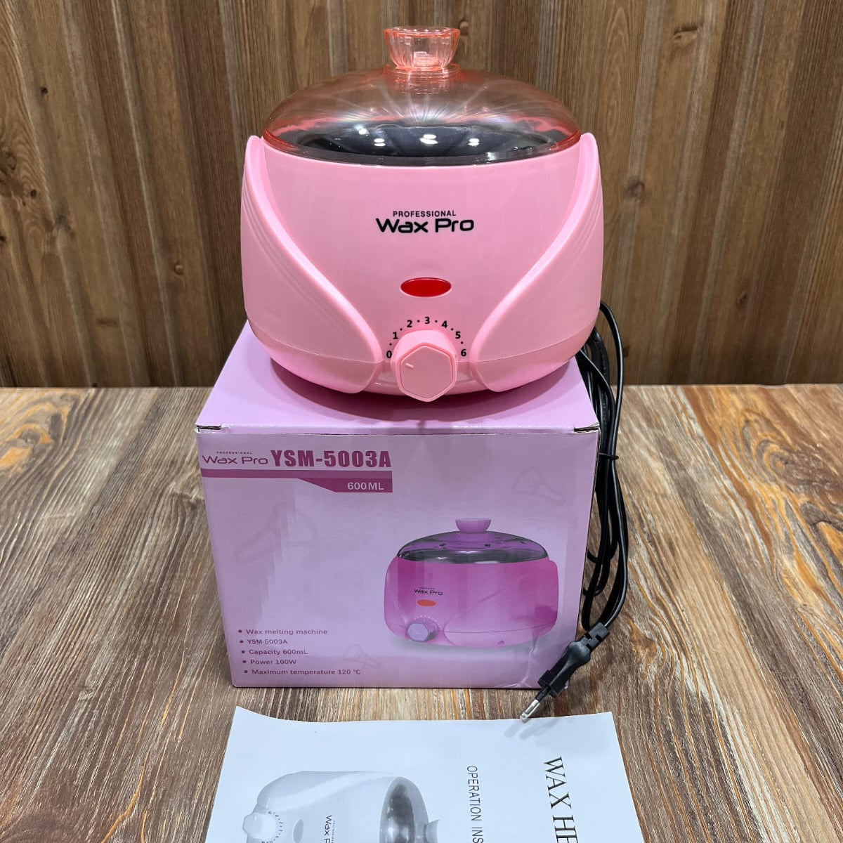 Wax Pro  Professional Hair Removal Wax Warmer | Fast-Melting Pot For Hard Beans & Soft Wax
