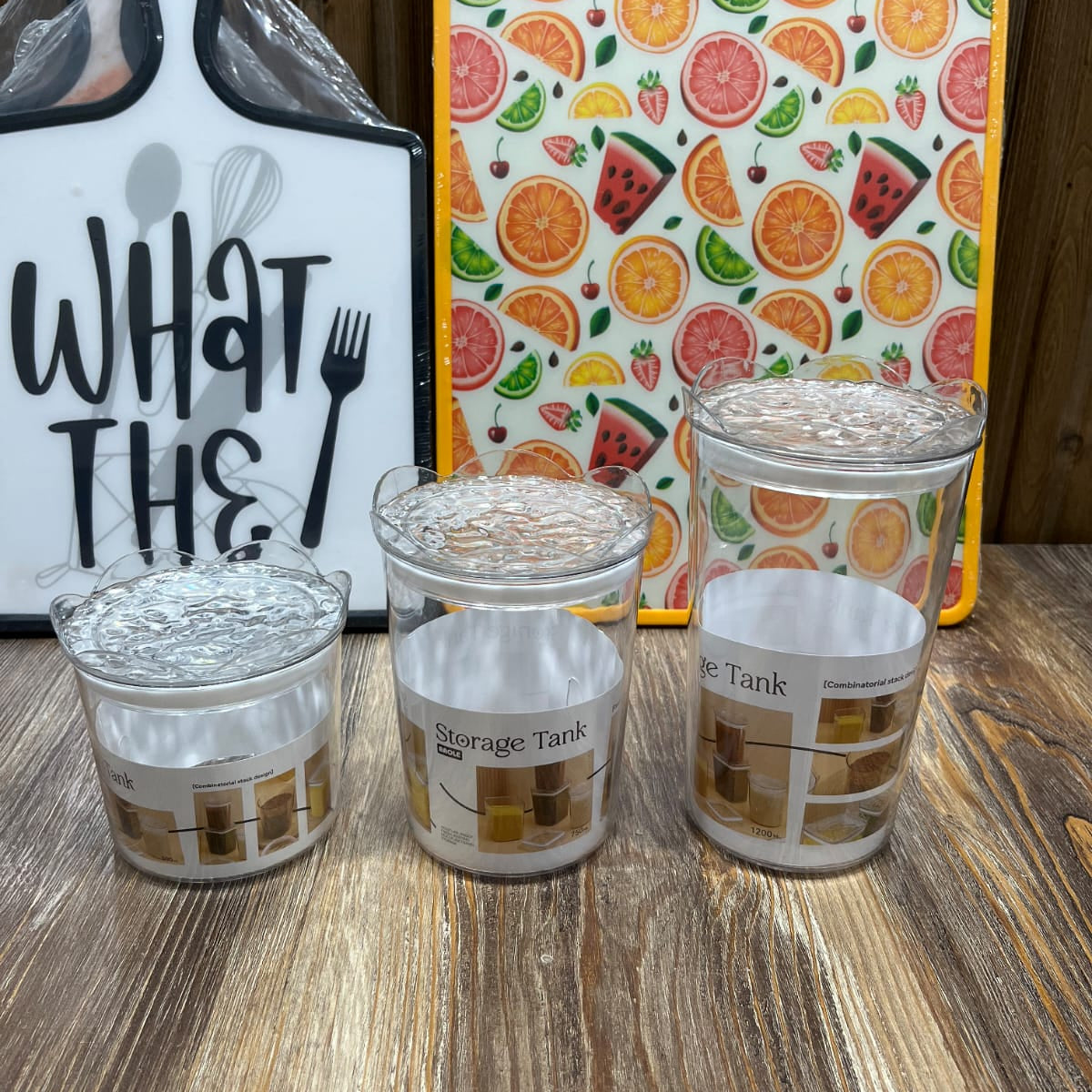 BAOLE Storage Tank – 3-Piece Moisture-Proof Airtight Container Set