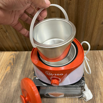 SM-100 Professional Wax Warmer Heater – Stainless Steel Pot for Salon & Home Waxing