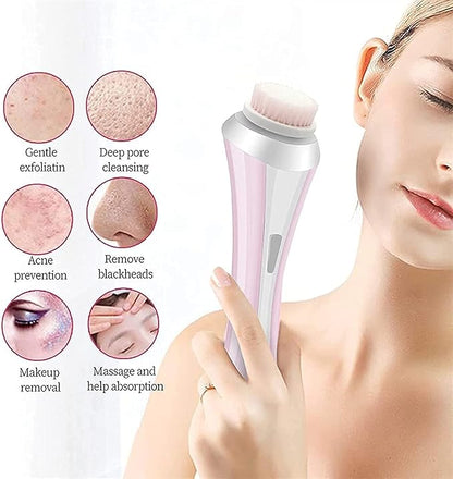 3 in 1 Electric Face Cleansing Brush & Spa Skin Care Massage