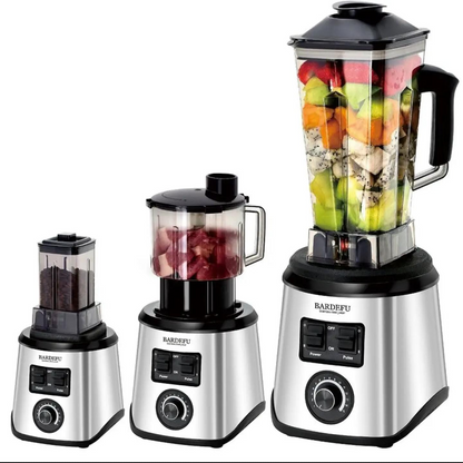 Super Crest 3-in-1 Blender Set   2.5L jug, a 2L chopper, and a 500ml grinder.