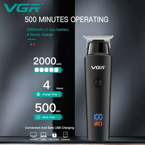 VGR V-937 Professional Cordless Rechargeable Hair Trimmer