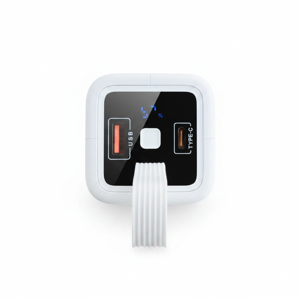 Kamal B52 20000mAh 22.5W Fast Charging Power Bank with Built-in Cables