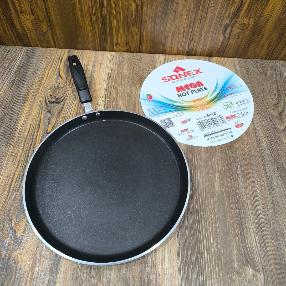 Sonex Mega Hot Plate - Never Stick+ Super Strong Non-Stick Pan