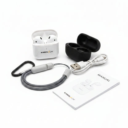 Kamal KBT.903 Mini TWS Wireless Earbuds – Bluetooth 5.4, Touch Control & Protective Case