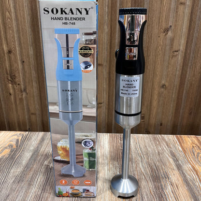 SOKANY Single Electric Blender Stick 4 Blades | HB-748