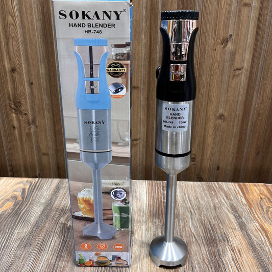 SOKANY Single Electric Blender Stick 4 Blades | HB-748
