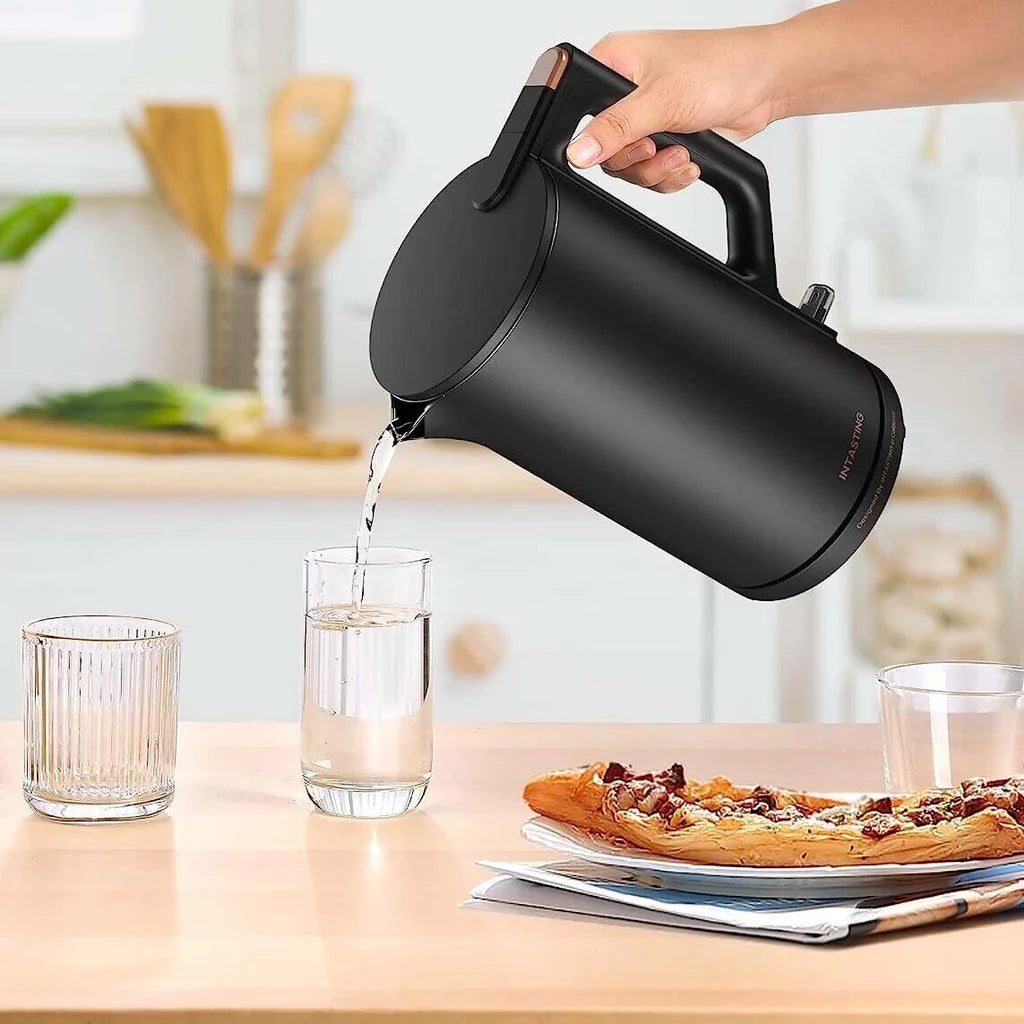 Kolax 1500Watt 1.7LCapacity Electric Kettle Stainless Steel Double Wall Kettle