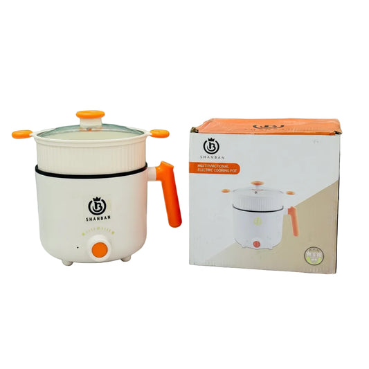 Shanban 1.8L Multifunctional Electric Cooking Pot With Steamer (600W)