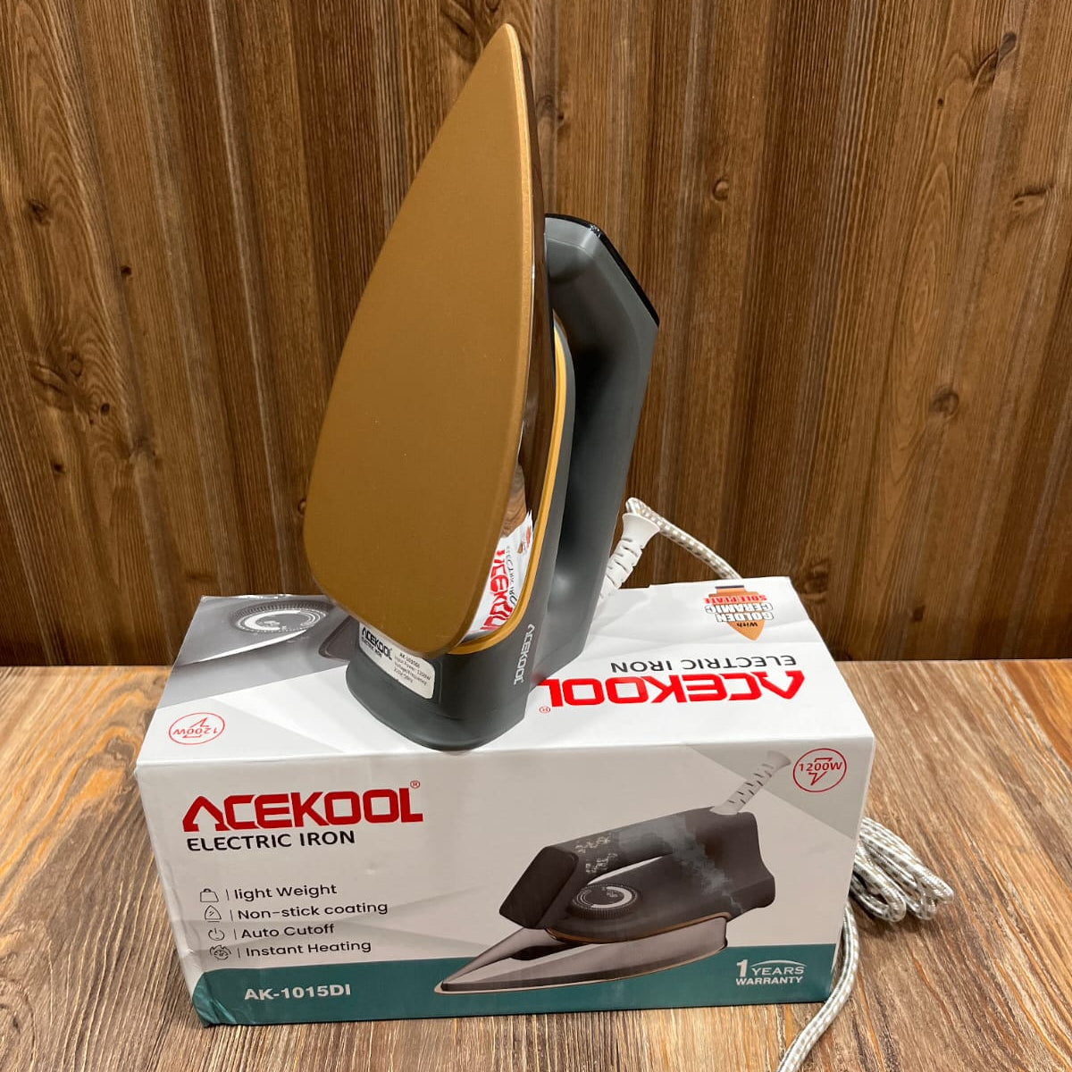Cosmos Electric Dry Iron – 400W Lightweight Non-Stick Coating with Auto Cutoff