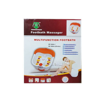 Ruifengqiangqiang Multifunction Footbath Massager RF-368A-1 – Electric Heated Foot Spa Tub with Infrared & Bubble Massage