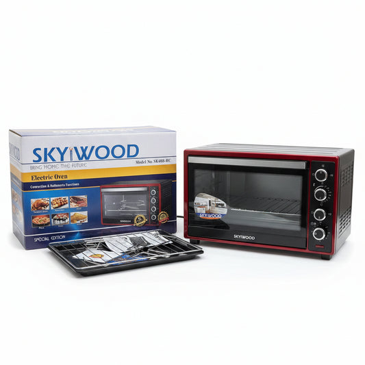 SKYIWOOD 48L Electric Oven (SK48B-RC) | Convection & Rotisserie | Red Special Edition