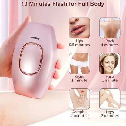 Portable Hair Removal Laser Epilator, Painless Face Body Hair Removal Machine, Body Care Depilation Tool