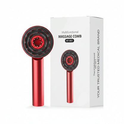 XYT-0801 Red Light Therapy Hair Massager Comb, Waterproof Serum Liquid Applicator