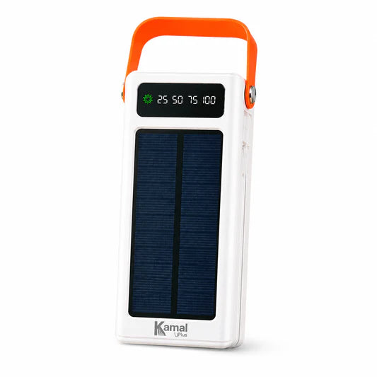 Kamal KPB53 Portable Solar Energy Charger | 50000mAh | 22.5W PD | Multi-Cable & LED Display
