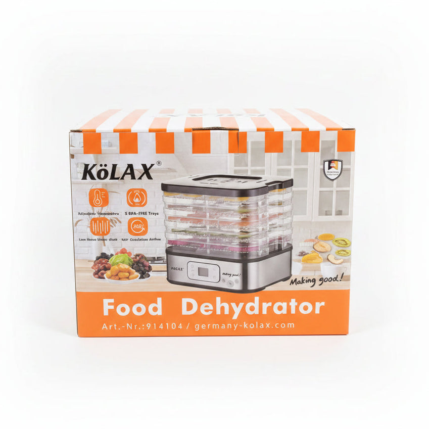 KoLAX Food Dehydrator – 5-Tray Electric Fruit & Vegetable Dryer