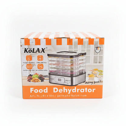 KoLAX Food Dehydrator – 5-Tray Electric Fruit & Vegetable Dryer
