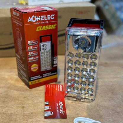 AONELEC Classic Rechargeable Emergency Light – Spot, Strong & Soft Modes