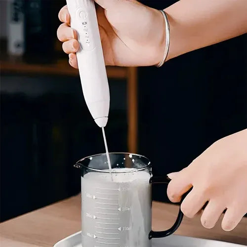Rechargeable 2-in-1 Electric Hand Mixer & Milk Frother