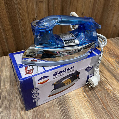 Jador Automatic Deluxe Iron – 1000W Teflon Coating Dry Iron (Original Italy Design)